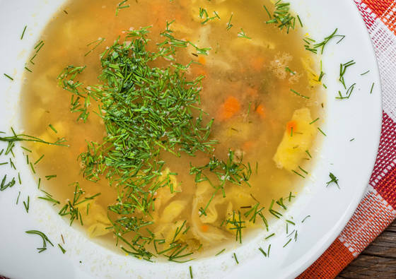 Daržovių sriuba su grikiais
