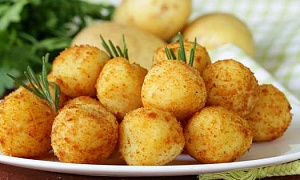 Bulvių rutuliukai - Kroketai