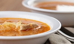Raugintų kopūstų sriuba