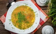 Daržovių sriuba su grikiais