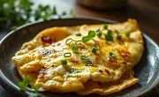 Omletas su svogūnų laiškais