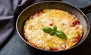 Omletas su pomidorais ir sūriu
