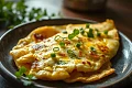Omletas su svogūnų laiškais