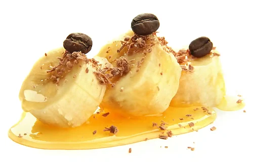 Bananai su medumi