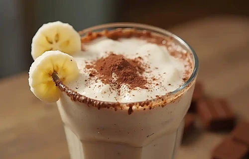 Šokoladinis bananų gėrimas