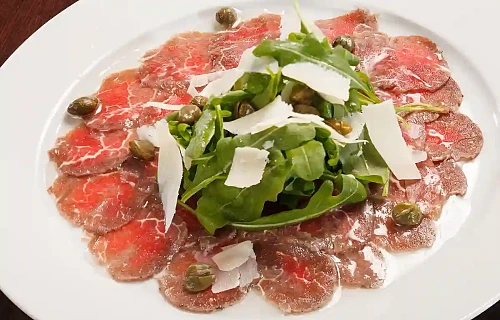 Jautienos karpačio (carpaccio)