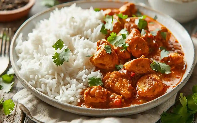 Vištiena kokosų pieno padaže