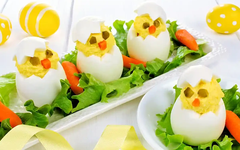 Įdaryti kiaušiniai Šv. Velykų stalui