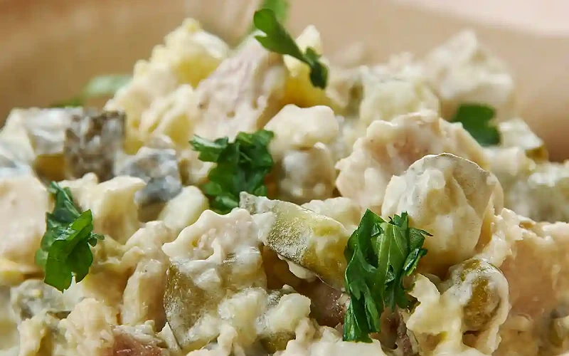 Salotos su vištiena