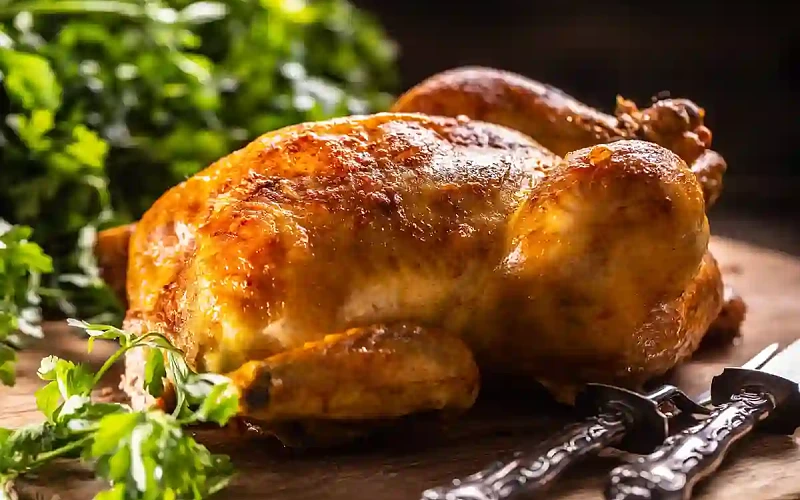 Orkaitėje kepta višta: medaus ir garstyčių marinatas