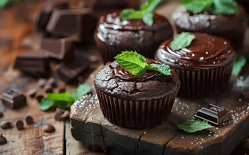 Šokoladiniai keksiukai